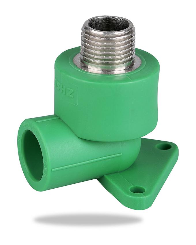 Male Threaded Elbow with Disk