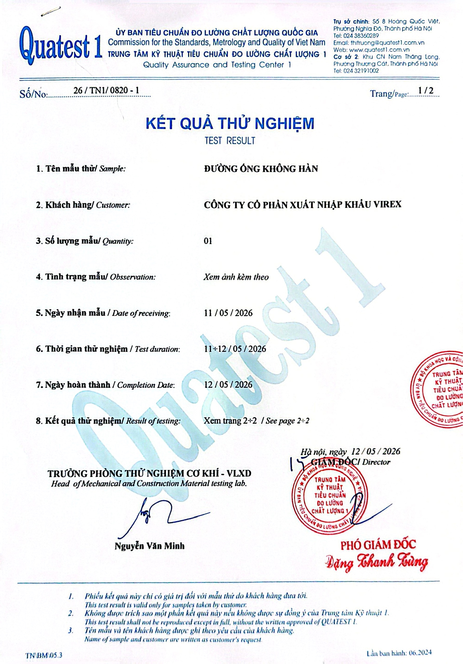Kết quả kiểm nghiệm KQKN Ống PCCC (3)