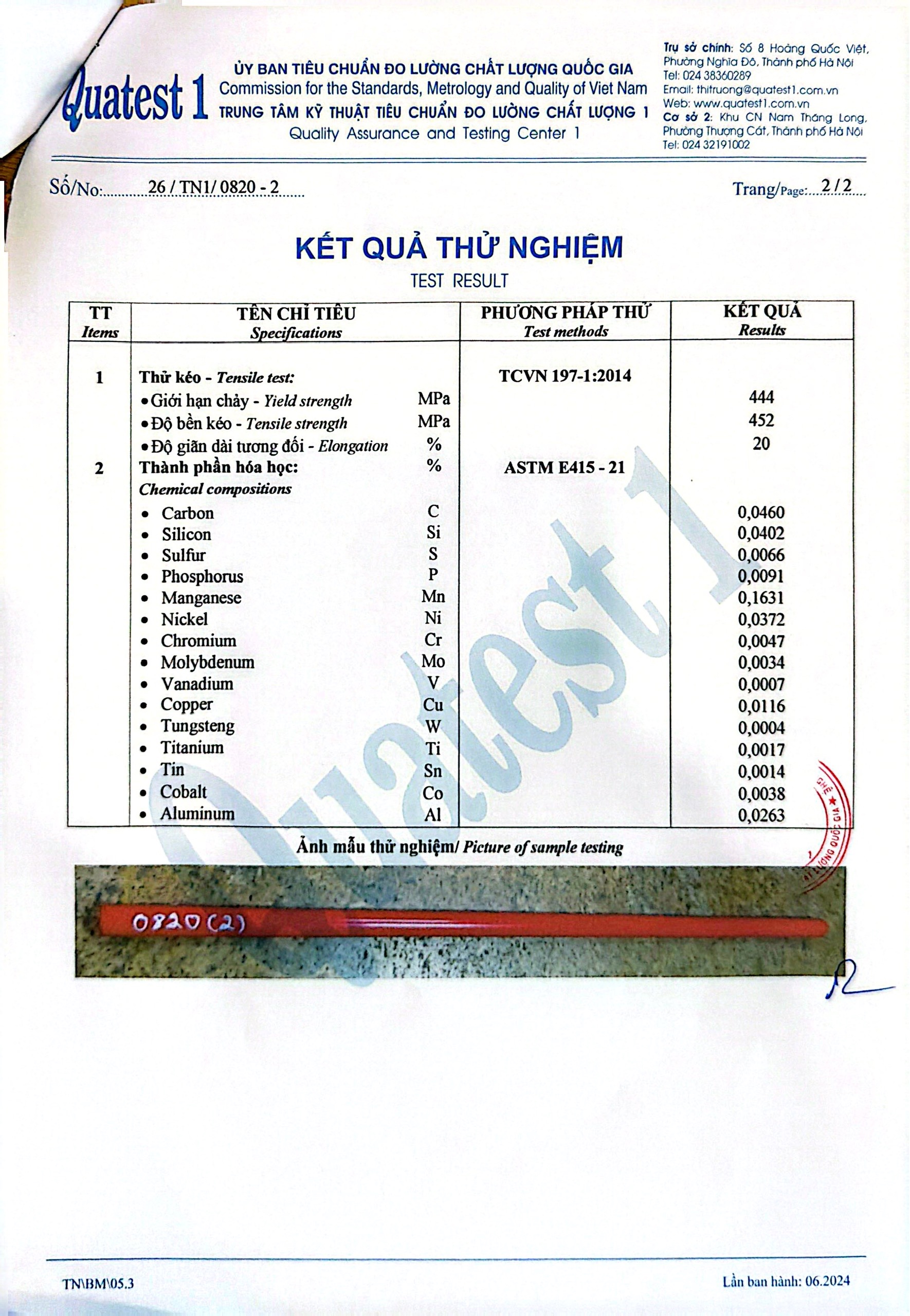 Kết quả kiểm nghiệm KQKN Ống PCCC (6)
